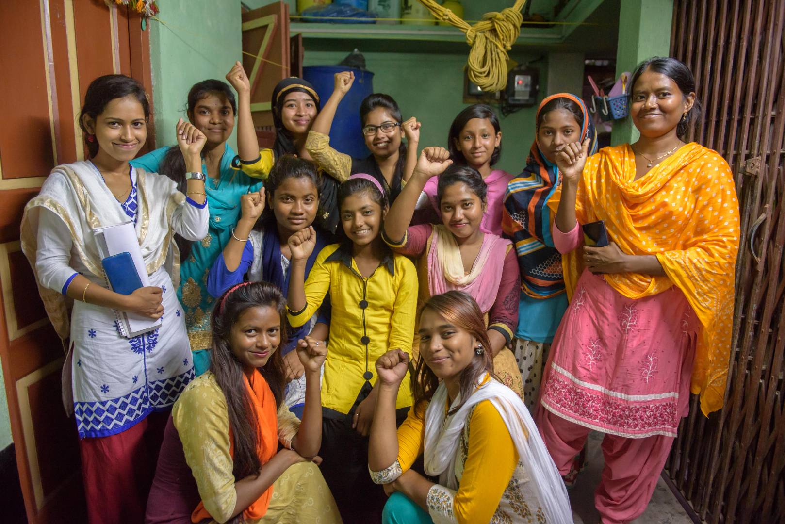 Girl Power group members know that they can take any concerns to the Men Care group and they&rsquo;ll get support.