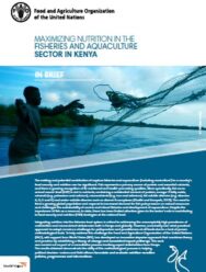 Maximizing Nutrition in the Fisheries and Aquaculture Sector in Kenya (PDF)