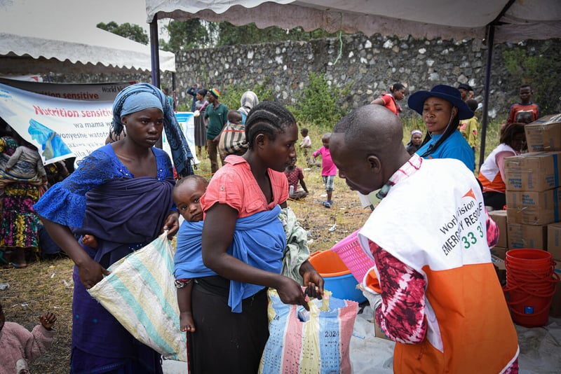 World Vision provides Assistance to Internally displaced people in Eastern DRC