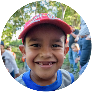 Boy smiling